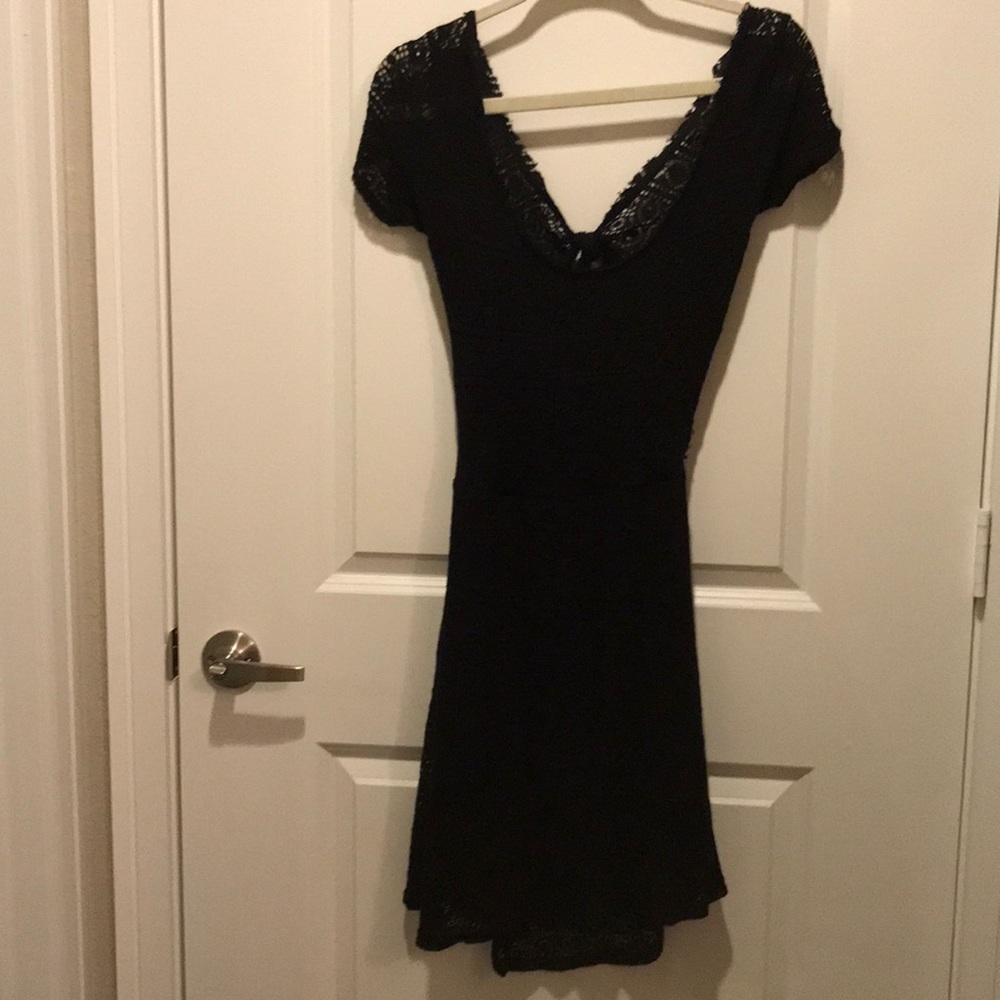 LBD, lace black dress, size medium